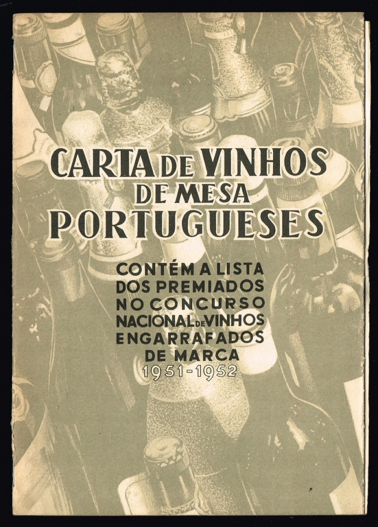 CARTA DE VINHOS DE MESA PORTUGUESES